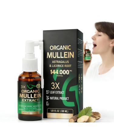 Gfouk Mullein Drops 3X Concentr Compl ment Alimentaire Botanique Organic Pour Adultes Actifs Routine Simple Pour Trajets Et Bureau Diluer Ou En Sublingual Selon tiquette (1)