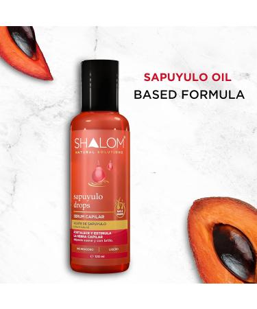 SHALOM Drops Hair Serum with Sapuyulo Oil | Strengthen & Shine | Non-Greasy Lightweight Hair Treatment 4 fl oz - International Shipping Available - Buy Online on GoSupps.com