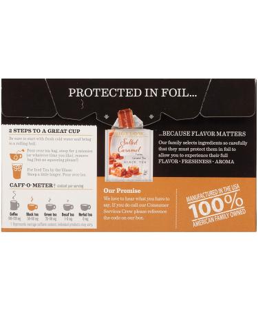 Bigelow Salted Caramel Black Tea 108 Tea Bags (Pack of 6) - Caffeinated Salted Caramel Blend - Buy Online on GoSupps.com