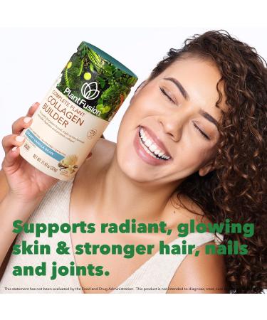 PlantFusion Vegan Collagen Powder - Plant Based Protein for Hair, Skin & Joints, 11.43 oz Vanilla - Buy Online on GoSupps.com