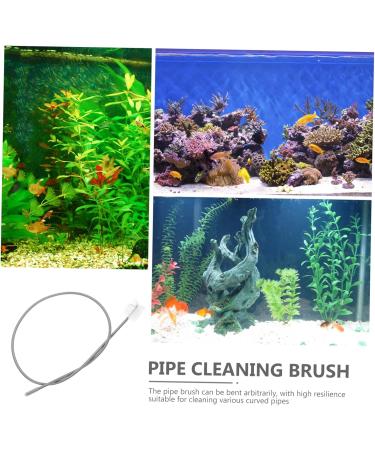 5pcs Hose Brush Fish Tank Cleaner Hose Cleaning Tube Aquarium Brush Pipeline Fish Tank Brush Silverx5pcs 60X0.2X0.2CMx5pcs - Buy Online on GoSupps.com