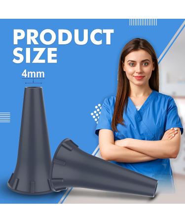4 mm Otoscope Ear Specula Tips Compatible with welcelln K.a.w.e Ries-TER and H.e.i.n.e Otoscopes Disposable (4 MM 800 count) 4 mm 800Count - Buy Online on GoSupps.com