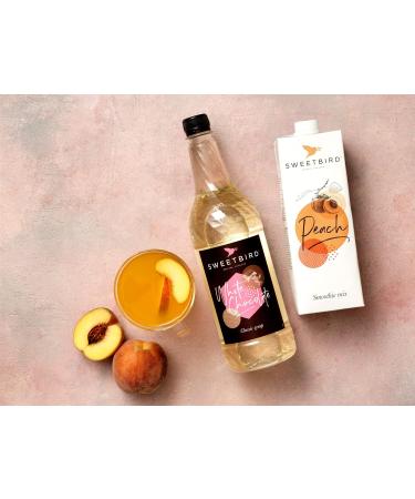 Sweetbird Peach Smoothie 1 Litre - Vegan Friendly - Buy Online on GoSupps.com