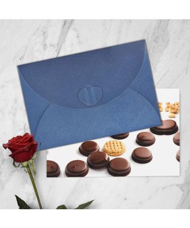 Cookies Food Chocolate Chip Biscuits Pearl Paper Greeting Card - Double-Sided Pearl Effect with Suitable for Various Occasions Cookies Food Chocolate Chip Biscuits One Size - Buy Online on GoSupps.com