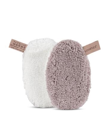 Washaben Washable Lubrication & Cleaning Pads - Reusable Hypoallergenic Skin-Friendly Super Soft Taupe Edition - 6 Set for Deep Pore Cleaning with Just Water - Buy Online on GoSupps.com
