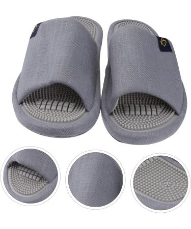 FRCOLOR 3 Pairs Massage Slippers Alias para Hombres Orthopaedic Slippers Calendar Hanger Sandals Open Slippers Foot Household Massage Shoes Bed Linen Cotton Lovers 9.5x3pcs Blue X 3 Pieces - Buy Online on GoSupps.com