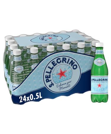 S. Pellegrino Natural Mineral Water with Gas 4 Packs of 6 x 50 cl 24 Bottles