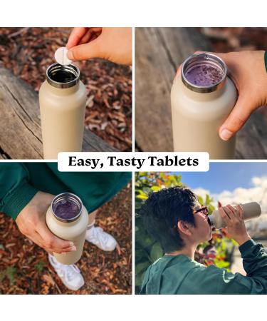 Drinklits Ginger-Lime & Strawberry Daily Support - 6 Tube Combo Pack | Gluten Free Hydration & Immune Boost | 60 Servings Travel Essential - Buy Online on GoSupps.com