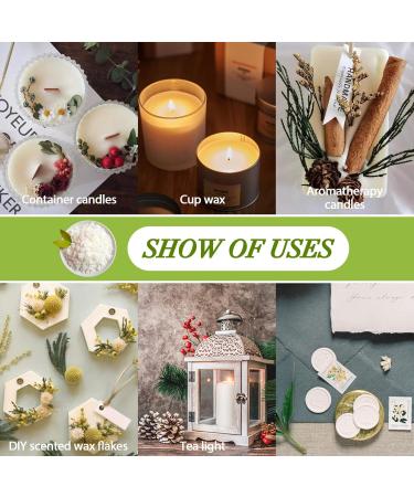 Natural Soy Wax Flakes for Candle Production - 2LB Pure Soy Wax Chips for Fragrance & Container Candles - DIY Candle Making Supplies - Buy Online on GoSupps.com