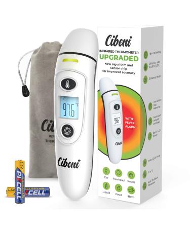 Forehead Thermometer for Adults and Kids - Ear Forehead - 2020 Revolutionized Algorithm - Clinical Accuracy Instant Read Digital Infrared Thermometer