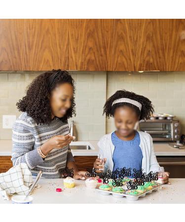 Rsstarxi 30 Pack Glitter 16 Cupcake Toppers Sweet 16th Birthday Cake Toppers Hello 16 Sixteen Years Old Cupcake Picks 16th Birthday Wedding Anniversary Party Cake Decorations Black Design 1 Black - Buy Online on GoSupps.com