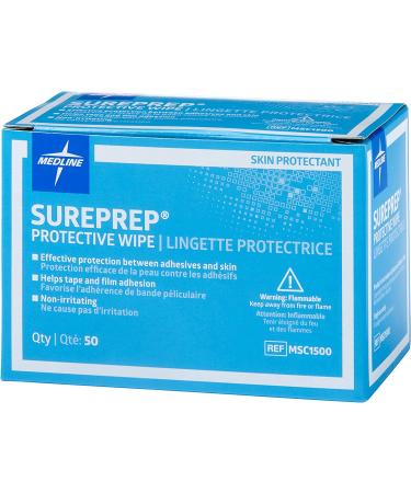 Medline Sureprep Skin Protectant Wipes 50 Count - Original Version - Buy Online on GoSupps.com