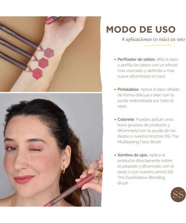  SS Double S Beauty SS| The Lip&Cheek Pencil (Mar's Kiss - Pink Brown) - Buy Online on GoSupps.com