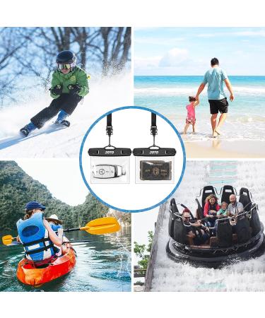 JOTO 2 Pack Waterproof Car Key FOB Case with Lanyard - Small Waterproof Wallet for Money Credit ID Card - Black - Buy Online on GoSupps.com
