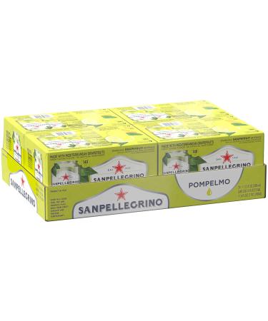 Sanpellegrino Pompelmo Italian Sparkling Grapefruit Drink 11.15 Fl Oz Cans - 24 Pack - Buy Online on GoSupps.com