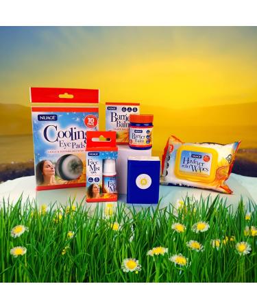 Nuage Hayfever Relief Set - Face Mist, Barrier Balm, Eye Pads, and Tissues - Pollen Anti Allergy Remedies - Buy Online on GoSupps.com