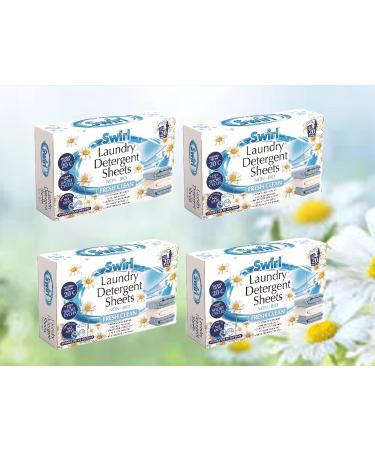 80 Dissolvable Laundry Detergent Sheets Non Bio Washing Sheets Fresh Clean Scent - Buy Online on GoSupps.com