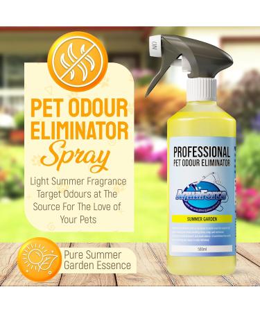 AQUAFORCE Pet Odour Eliminator Spray Strong Enzyme Odour Bacteria Eating Deodoriser & Dog Urine Neutraliser | Pet Odour Remover | Smells from Carpet Upholstery - Buy Online on GoSupps.com