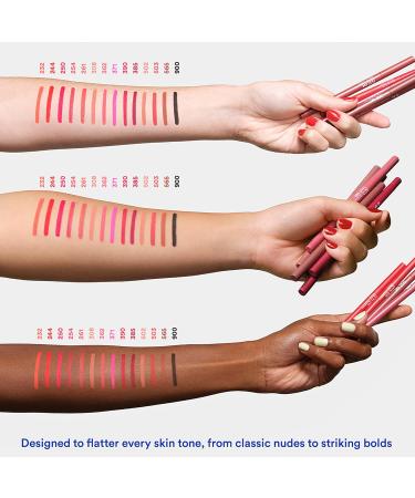  3ina 3INA Makeup The Automatic Lip Pencil 254 Dark Pink Nude Long Lasting Retractable Lip Pencil Waterproof Lip Liner with Sharpener Vegan Cruelty Free - Buy Online on GoSupps.com