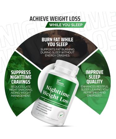 DR VITAMIN SOLUTIONS Thermogenic Fat Burner & Nighttime Weight Loss Pills for Women Waist Trimmer & Supplements for Bloating for Women & Men 90 Capsules - Buy Online on GoSupps.com