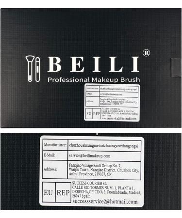 BEILI Makeup Brushes Make Up Brush Set Professional 30 PC Natural Goat Hair Makeup Brush Foundation Face Powder Blush Eyeshadow Brushes Concealers Eye Make Up Brush Set Black/Silver - Buy Online on GoSupps.com
