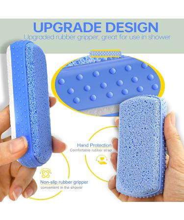 Maryton Foot Scrubber Pumice Stone 2-in-1 Exfoliating Pedicure Tool - Dead Skin Callus Remover - 2-Pack - Buy Online on GoSupps.com