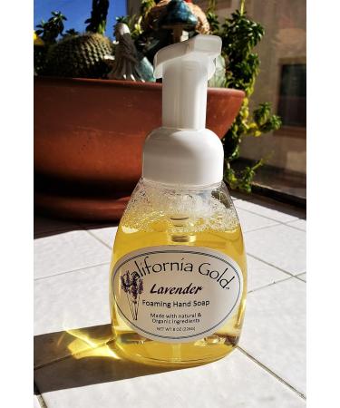 Lavender Foaming Hand Soap - All Natural & Organic - 8 oz Bottle | Eco-Friendly Hand Wash - Buy Online on GoSupps.com
