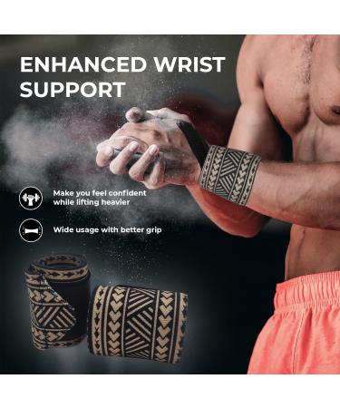 Iconic Legendz Professional 20 Wrist Wraps (Pair) - Adjustable Straps for Gym and Weightlifting - Buy Online on GoSupps.com