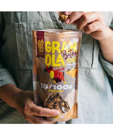 LA NEWYORKINA Granola Peanut Butter Vanille avec flocons d'avoine et cr me d'arachide Granola sp cial avec une saveur profonde de cr me d'arachide et la touche parfaite de vanille - Buy Online on GoSupps.com