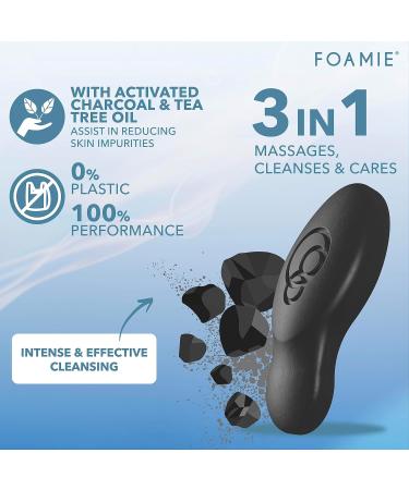 Buy Foamie Cleansing Face Bar - Too Coal To Be True | Activated Charcoal 60g | International Shipping - Buy Online on GoSupps.com
