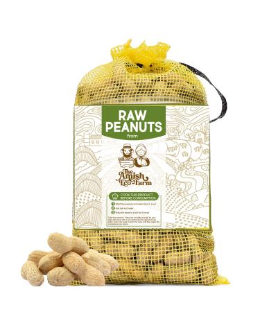 Raw Peanuts in Shell from The Amish Eco-Farm 2lbs ((Great for Boiling, Squirrels and Birds)