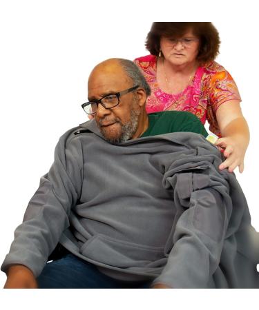 Twiddle AdaptiWrap - Adaptive Long-Sleeved Back Closure Shirt for Alzheimer s & Dementia Patients | XX-Small Cardinal - Shop Internationally - Buy Online on GoSupps.com