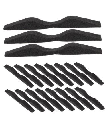 Combine 1 nose bridge cushion Anti-fitting nose pad anti-fitting a fitting self-adhesive nose pad nose bridge for masks nasal sponge nasal sponge sealing line black 10x1cm