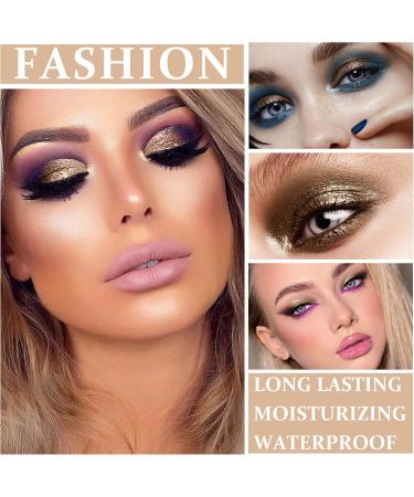 Liquid Glitter Eyeshadow Long Lasting Waterproof Glitter Liquid Eyeshadow Metallic Pigments Shining Eye Shadow Glitter Eyeliner Makeup(A01) Set 1 - Buy Online on GoSupps.com