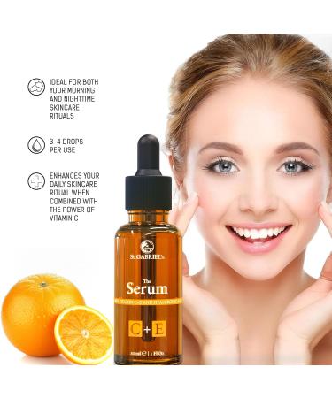 St.GABRIEL Face Serum with Vitamin C & E - Brightening & Discoloration Correcting Serum for Women - Vegan Radiant Glow 1 Fl Oz - Buy Online on GoSupps.com