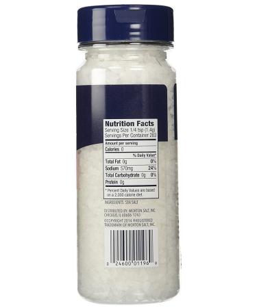Morton Sea Salt Mill Refill 14 oz Canister - Pack of 2 | Finest Quality Sea Salt Crystals - Buy Online on GoSupps.com