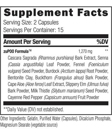 UMZU zuPoo 15-Day Supply - Gentle Laxative for Bloating Relief & Toxin Flush - Supports Weight Management - Made in USA - Buy Online on GoSupps.com