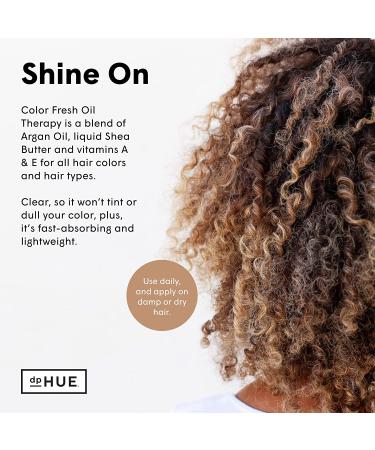 dpHUE Color Fresh Oil Therapy 3 fl oz - Argan Oil & Liquid Shea Butter Blend for All Hair Types -Vegan & Gluten-Free - Buy Online on GoSupps.com