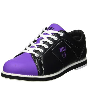 BSI Women's Classic Bowling Shoe 7 Black/Purple