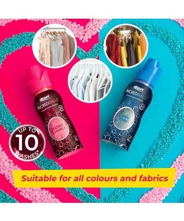 Airpure INCREDiBALLS In-Wash Scent Booster - Fuchsia & Pearls Fragrance | Long-Lasting Fresh Scent for 10 Washes - Buy Online on GoSupps.com