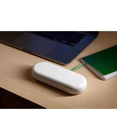 SmileKontainer Slimline Retainer Case - Compact Dental Travel Case for Aligners & Accessories - Built-in Mirror - Brilliant Blue - Buy Online on GoSupps.com