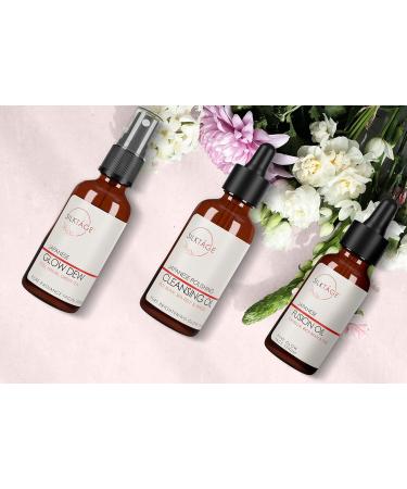 SILKTA GE Japanese Fusion Oil - Pure Glow Face Serum for Dry Skin Fine Lines & Uneven Tone | 1 Fl Oz - Radiant Camellia & Yuzi Oil - Buy Online on GoSupps.com