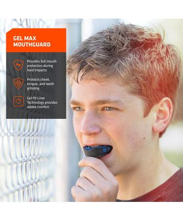Shock Doctor Kid's Gel Max Mouth Guard - Flavour Fusion - Green | Adult Size - Buy Online on GoSupps.com