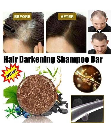  PHFTRCEW 3Pcs Earth Toner Darkening Shampoo Bar Earth Toner Hair Darkening Shampoo Bar Mane Gray Reverse for Gray Hair Unisex - Buy Online on GoSupps.com