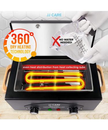 JJ CARE High Temperature Dry Heat Sterilizer 1.8L - Nail Tools & Esthetician Sterilizer - Stainless Steel Spa & Salon Cleaning Machine (Black) - Buy Online on GoSupps.com