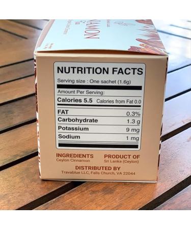 Authentic Lanka 100% True Ceylon Cinnamon Tea 25 Sachets Box - Caffeine Free  Organic Sweet Cinnamon Herbal Tea  Vegan USDA Organic Non GMO Sri Lanka (Ceylon) Origin - Buy Online on GoSupps.com