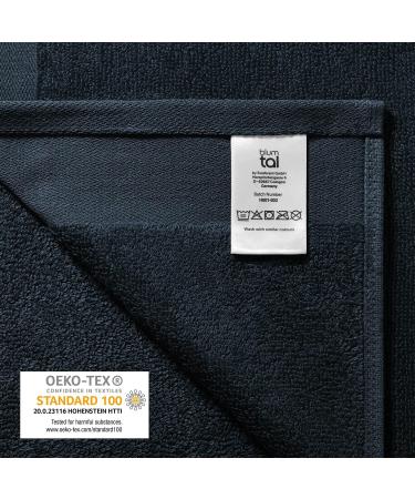 Blumtal - Wash Mitt - Pack of 10 Cotton Wash Mitts - Dark Blue Wash Mitt - Oeko-TEX Certified - Buy Online on GoSupps.com