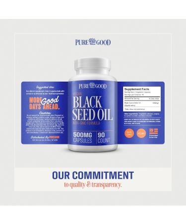 2 Pack - Black Seed Oil Capsules 500 Mg Cold Pressed High Potency Digestive Aid 90 Count 100% Non GMO Pure Black Cumin Seed Oil Capsules 180 - Buy Online on GoSupps.com