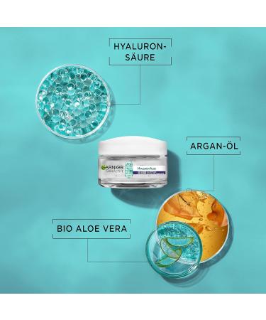 Garnier Hyaluron Aloe Hydra Booster Gel-Cream Night Care - Moisturizing & Refreshing 50ml (Pack of 3) - International Shipping Available - Buy Online on GoSupps.com