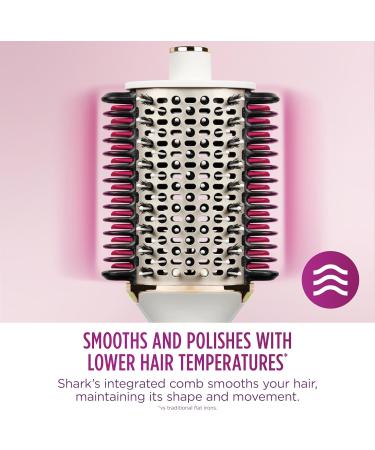 Shark SmoothStyle Heated Brush and Comb | Wet & Dry | Smoothing Hot Air Brush | 3 Temperatures | Soft & Voluminous Finish | All Hair Types | Silk HT202UK - Buy Online on GoSupps.com